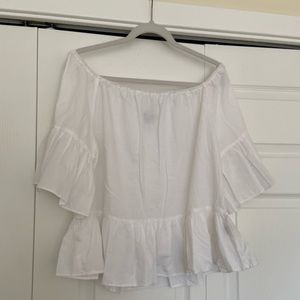 Off the shoulder top 100% cotton